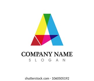 A Letter Logo Business Template Vector icon
