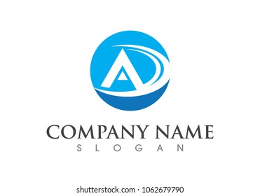 A Letter Logo Business Template Vector icon
