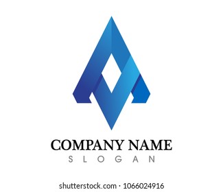 A Letter Logo Business Template Vector icon
