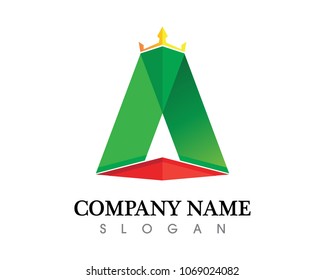 A Letter Logo Business Template Vector icon