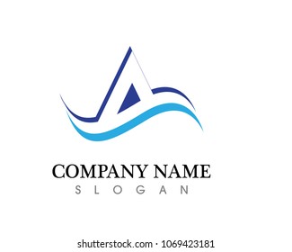 A Letter Logo Business Template Vector icon