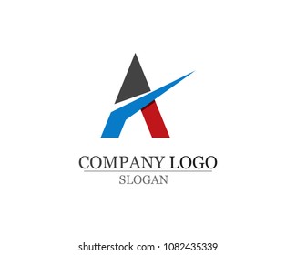 A Letter Logo Business Template Vector icons
