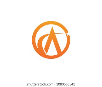 A Letter Logo Business Template Vector icon