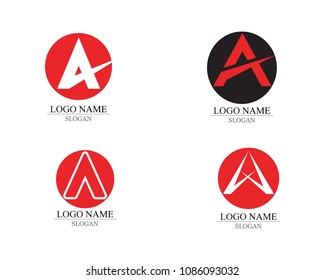 A Letter Logo Business Template Vector icon