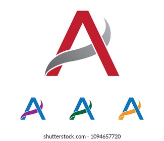 A Letter Logo Business Template Vector icon

