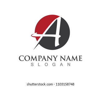 A Letter Logo Business Template Vector icon
