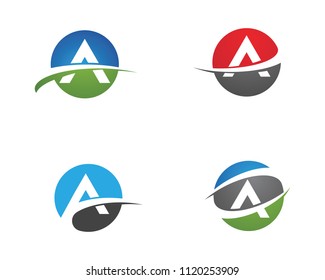 A Letter Logo Business Template Vector icon design