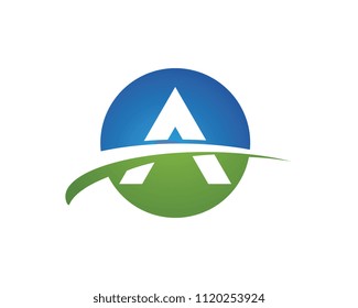 A Letter Logo Business Template Vector icon design
