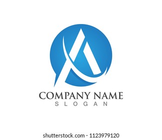 A Letter Logo Business Template Vector 