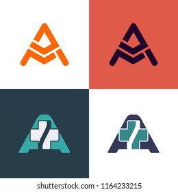 A Letter Logo Business Template Vector icon