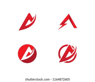 A Letter Logo Business Template Vector icon
