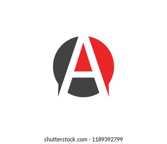A Letter Logo Business Template Vector icon