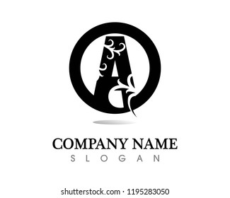 A Letter Logo Business Template Vector icon
