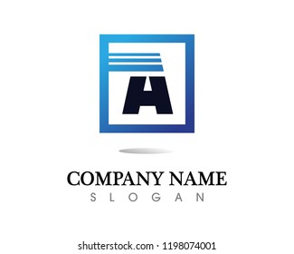 A Letter Logo Business Template Vector icon
