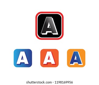 A Letter Logo Business Template Vector icon
