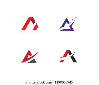 A Letter Logo Business Template Vector icon