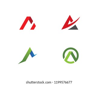A Letter Logo Business Template Vector icon