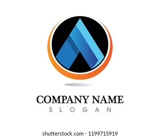 A Letter Logo Business Template Vector icon
