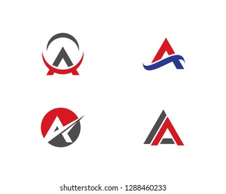 A Letter Logo Business Template Vector icon
