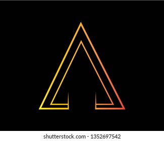 A Letter Logo Business Template Vector icon design - Vector
