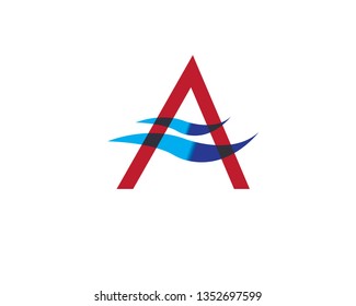A Letter Logo Business Template Vector icon design - Vector
