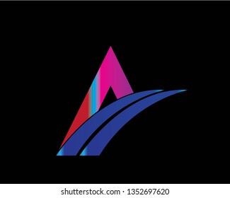 A Letter Logo Business Template Vector icon design - Vector
