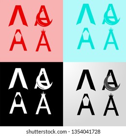 A Letter Logo Business Template Vector icon
