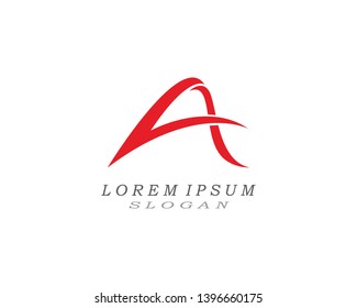 A Letter Logo Business Template Vector icon