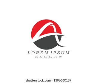 A Letter Logo Business Template Vector icon