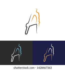 A Letter Logo Business Template Vector icon