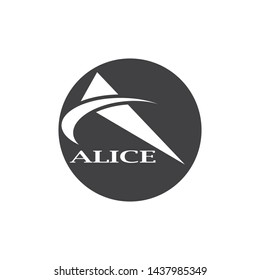 A Letter Logo Business Template Vector icon