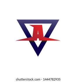 A Letter Logo Business Template Vector