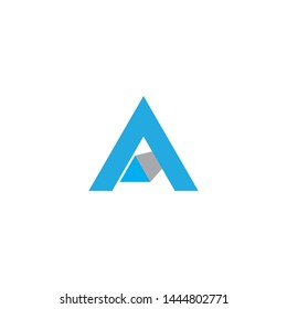 A Letter logo business template vector icon