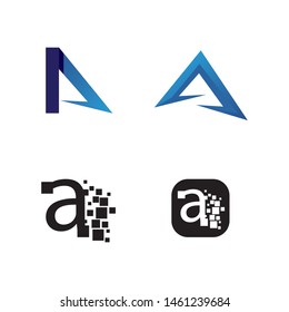 A Letter Logo. Business Template Vector icon
