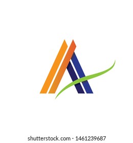 A Letter Logo. Business Template Vector icon

