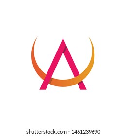 A Letter Logo. Business Template Vector icon
