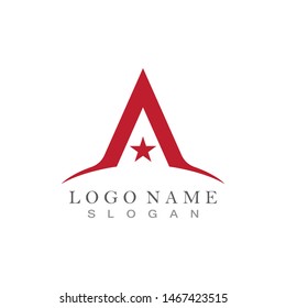 A Letter Logo Business Template Vector icon