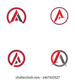 A Letter Logo Business Template Vector icon