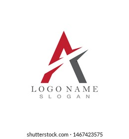 A Letter Logo Business Template Vector icon