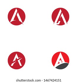 A Letter Logo Business Template Vector icon