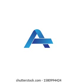A Letter logo business template vector icon