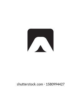 A Letter logo business template vector icon