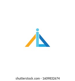 A Letter logo business template vector icon