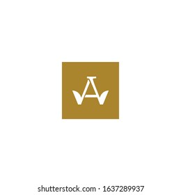 A Letter logo business template vector icon