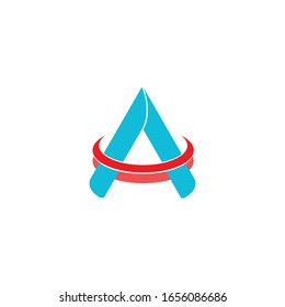 Icono de vector de plantilla de negocio de logotipo carta