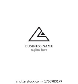 Eine Geschäftsvorlage für ein Letter-Logo, Vektorsymbol
