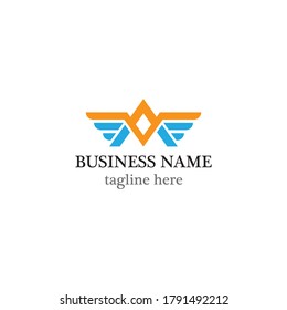 A Letter logo business template vector icon