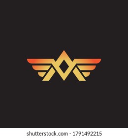 A Letter logo business template vector icon