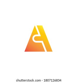 A Letter logo business template vector icon