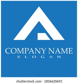 Icono de vector de plantilla de negocio de logotipo de carta